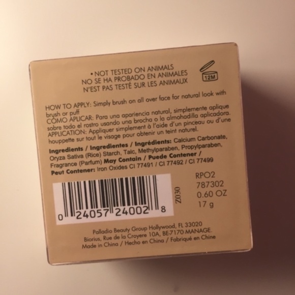 Palladio Rice Powder - Picture 2 of 2